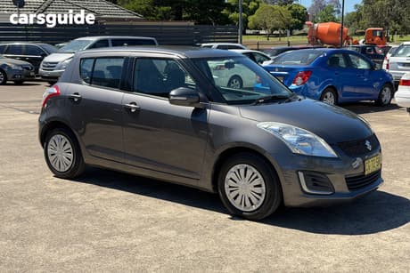 Grey 2015 Suzuki Swift Hatchback Gl