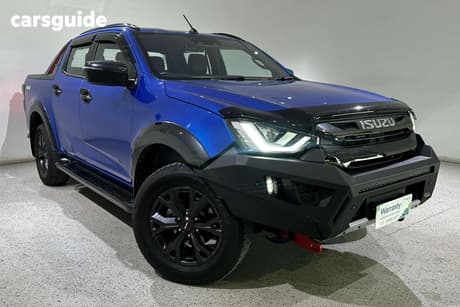 Blue 2023 Isuzu D-MAX Crew Cab Utility X-Terrain (4X4)