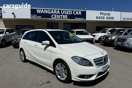 White 2012 Mercedes-Benz B200 Hatchback Be