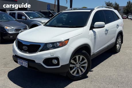 White 2012 Kia Sorento Wagon Platinum (4X4)
