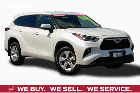 White 2023 Toyota Kluger Wagon Gx Hybrid Awd