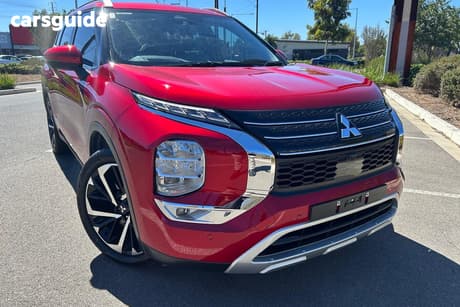 Red 2023 Mitsubishi Outlander Wagon Aspire 7 Seat (2Wd)