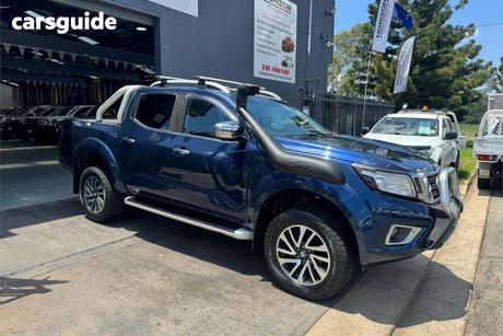 Blue 2018 Nissan Navara Dual Cab Utility St-X (4X4)