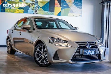 Silver 2018 Lexus IS300H Sedan Luxury Hybrid