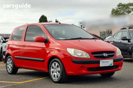 Red 2009 Hyundai Getz Hatchback S