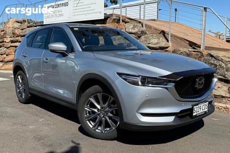 Silver 2021 Mazda CX-5 Wagon Akera (Awd)