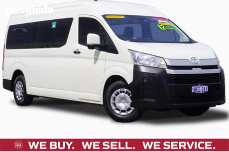 White 2020 Toyota HiAce Bus Slwb Commuter (12 Seats)