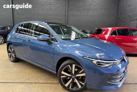 Blue 2025 Volkswagen Golf Hatchback Style