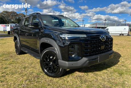 Black 2025 LDV T60 Double Cab Utility Max Plus (4X4)