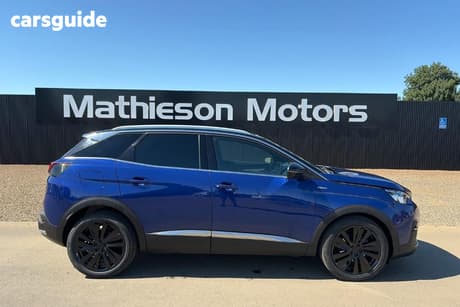 Blue 2020 Peugeot 3008 Wagon Gt Line