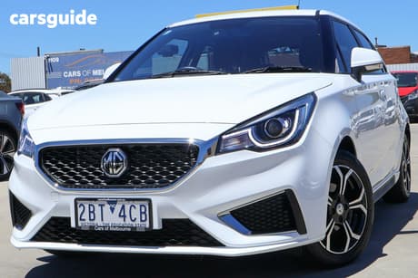 White 2023 MG MG3 Hatchback Excite (With Navigation)