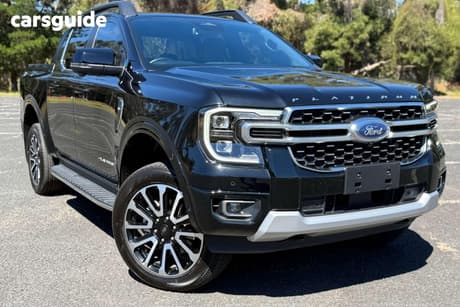 Black 2023 Ford Ranger Double Cab Pick Up Platinum 3.0 (4X4)