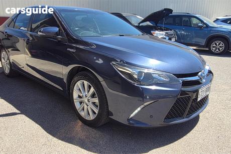 Blue 2016 Toyota Camry Sedan Atara S Hybrid