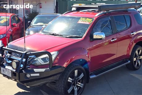 Red 2018 Isuzu MU-X Wagon Ls-T (4X4)