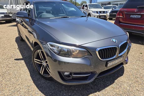 Grey 2014 BMW 220I Coupe Sport Line