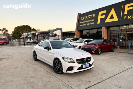 White 2020 Mercedes-Benz C43 Coupe