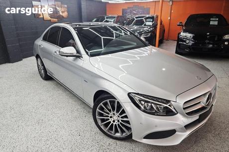 Silver 2016 Mercedes-Benz C350 Sedan E