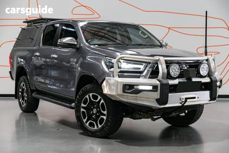 Grey 2021 Toyota Hilux Double Cab Pick Up Sr5 (4X4)