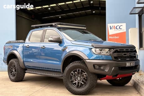 Blue 2019 Ford Ranger Double Cab Pick Up Raptor 2.0 (4X4)
