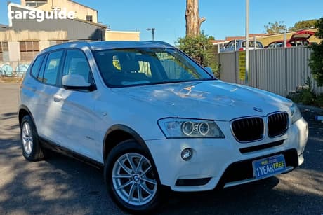 White 2013 BMW X3 Wagon Xdrive 20D