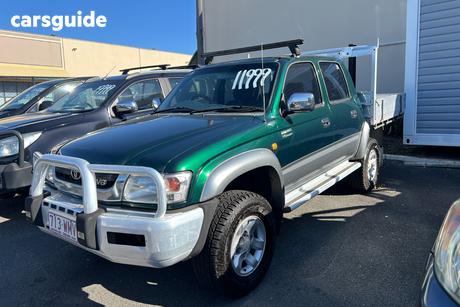 Green 2003 Toyota Hilux Dual Cab Pick-up Sr5 (4X4)
