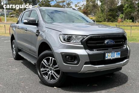 Silver 2021 Ford Ranger Double Cab Pick Up Wildtrak 2.0 (4X4)