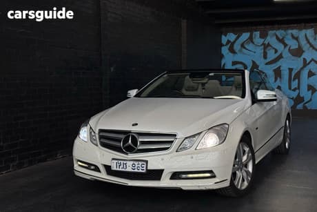 White 2012 Mercedes-Benz E350 Convertible AVANTGARDE 207 MY11
