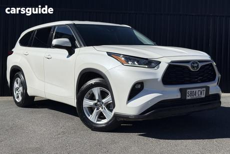 White 2021 Toyota Kluger Wagon Gx Awd