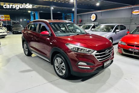 Burgundy 2018 Hyundai Tucson Wagon Active X (Fwd)