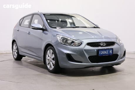 Silver 2018 Hyundai Accent Hatchback Sport