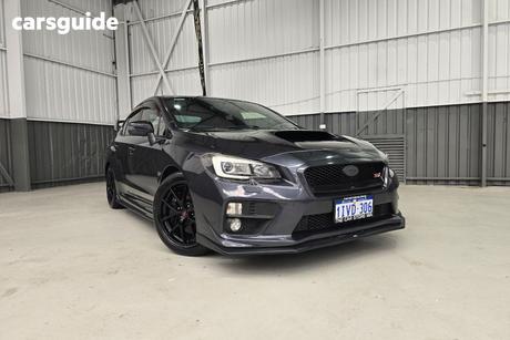Grey 2015 Subaru WRX Sedan Sti Premium