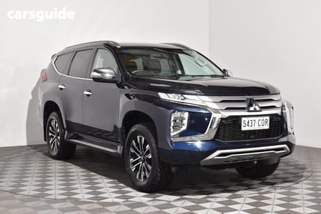 Blue 2022 Mitsubishi Pajero Sport Wagon Exceed (4Wd) 7 Seat