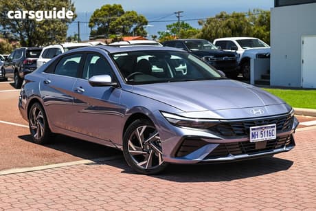Blue 2024 Hyundai I30 Sedan Premium