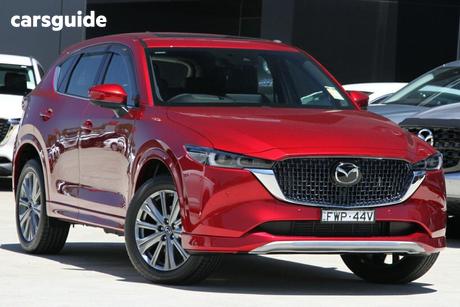 Red 2025 Mazda CX-5 Wagon G35 Akera Turbo (Awd)