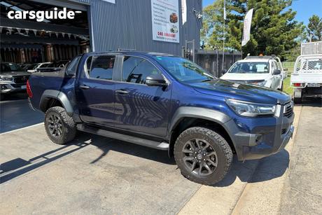 Blue 2022 Toyota Hilux Double Cab Pick Up Rogue (4X4)