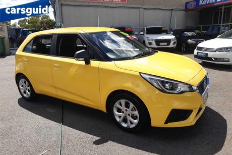 Yellow 2022 MG MG3 Hatchback Core