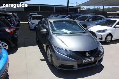 Grey 2013 Honda Civic Hatchback Vti-S