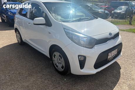 White 2020 Kia Picanto Hatchback S