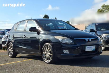 Black 2012 Hyundai I30 Hatchback Slx 1.6 Crdi