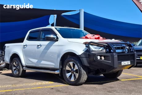 White 2021 Isuzu D-MAX Crew Cab Utility Ls-U (4X4)