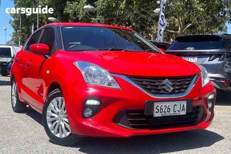 Red 2021 Suzuki Baleno Hatchback Gl