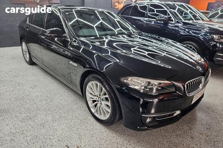 Black 2013 BMW 520D Sedan Luxury Line