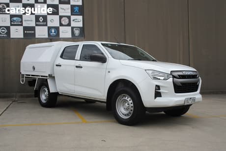White 2021 Isuzu D-MAX Crew Cab Chassis Sx (4X2) High-Ride