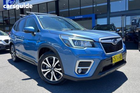 Blue 2018 Subaru Forester Wagon 2.5I (Awd)