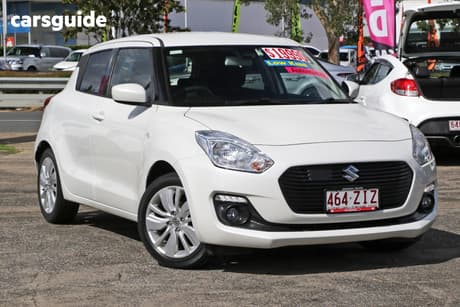 White 2019 Suzuki Swift Hatchback Gl Navigator
