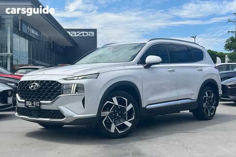 White 2021 Hyundai Santa FE Wagon Elite Mpi (2Wd)