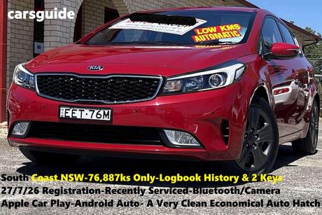 Red 2018 Kia Cerato Hatchback S