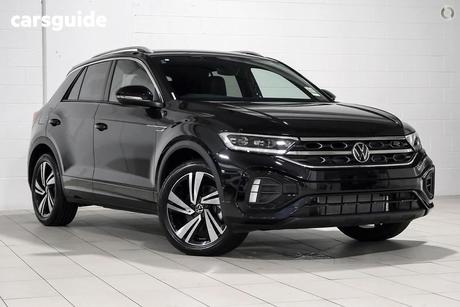 Black 2025 Volkswagen T-ROC Wagon 140Tsi R-Line
