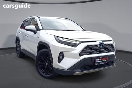 White 2022 Toyota RAV4 Wagon Cruiser (Awd) Hybrid