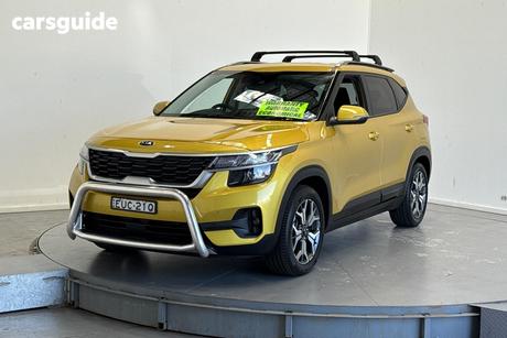 Yellow 2019 Kia Seltos Wagon Sport+ (Fwd)